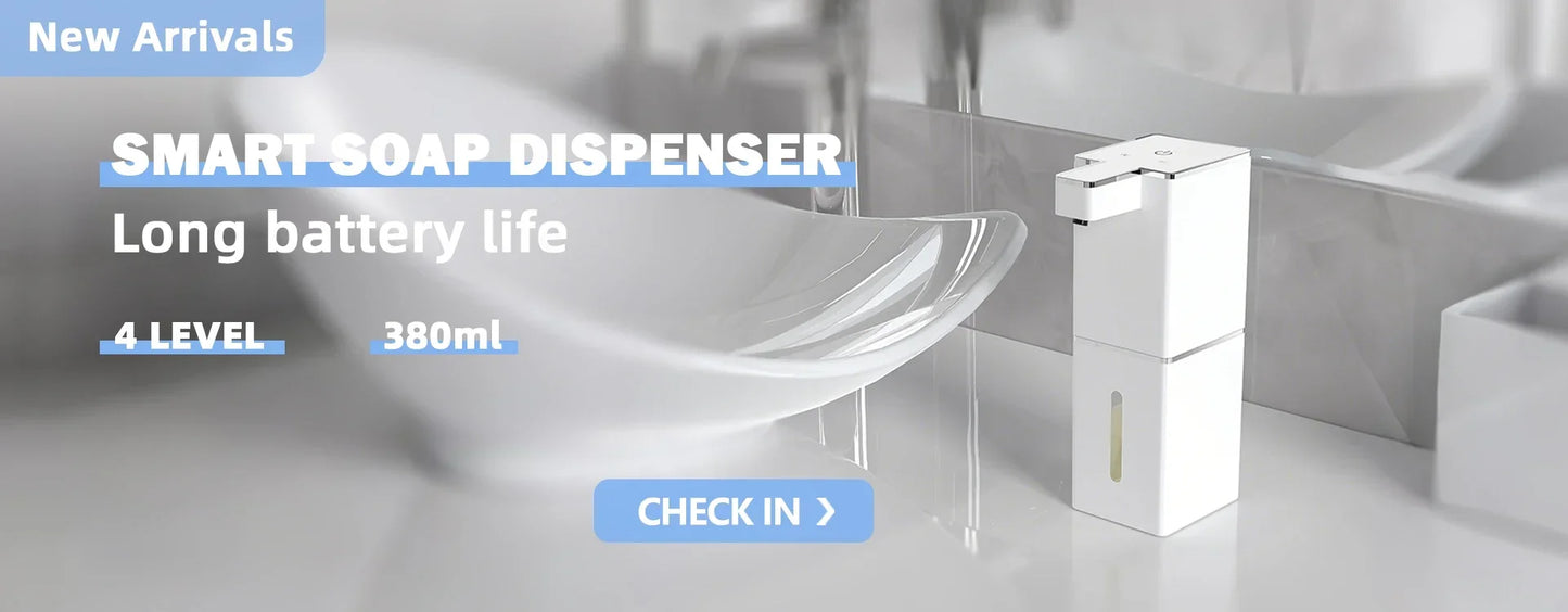 Automatic Soap Dispenser 360ml Type C White 4 Level Foam