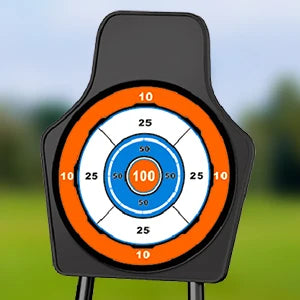 VATOS 2X Bow Arrow Guns Toy for Kids LED Light Up Archery with Suction Cup Stand Target Dart Board Indoor Outdoor Game Toys