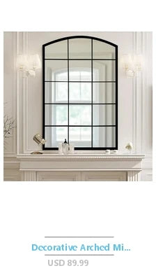 Crystal Crush Diamond Mirror 16x20 Luxury Wall Mirror for Home Décor Accent in Bathroom Bedroom and Entryway