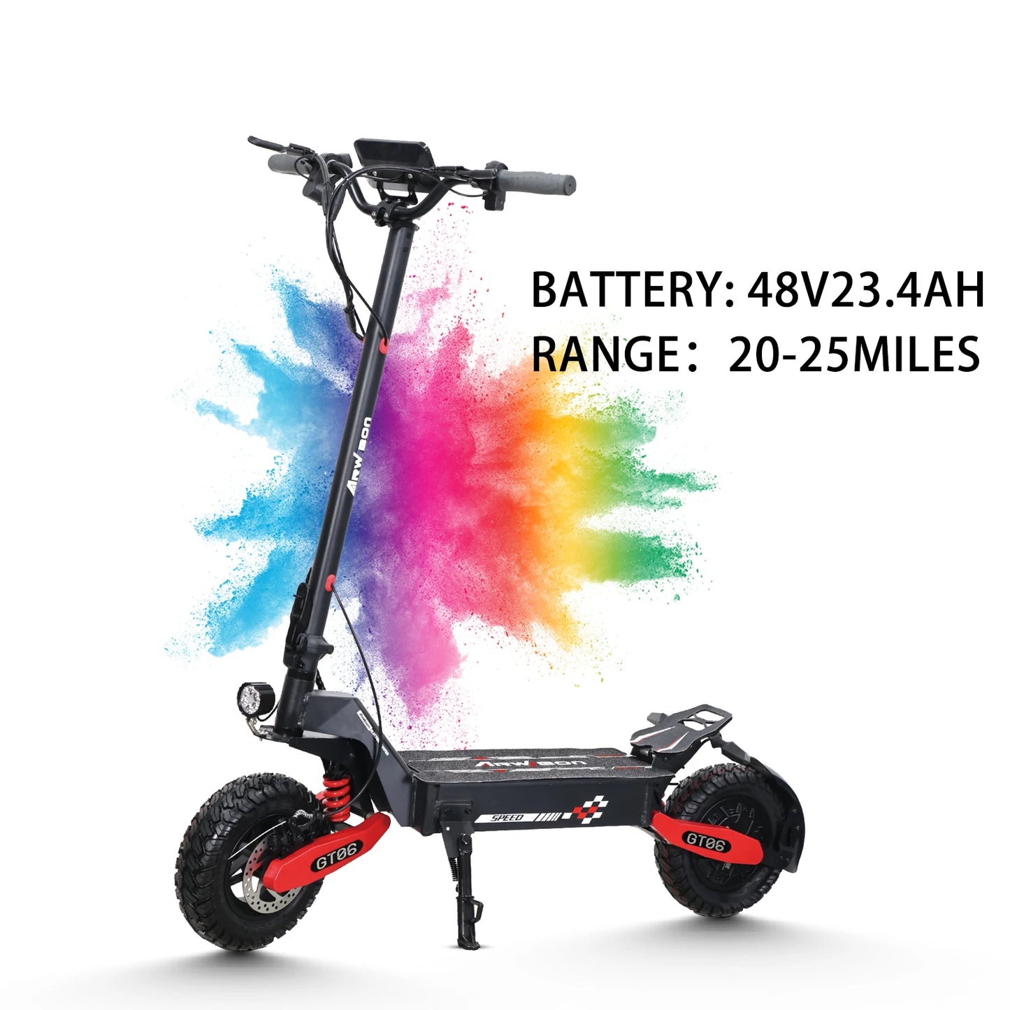 Arwibon GT06 1200W Foldable Escooter For Adults 25MPH