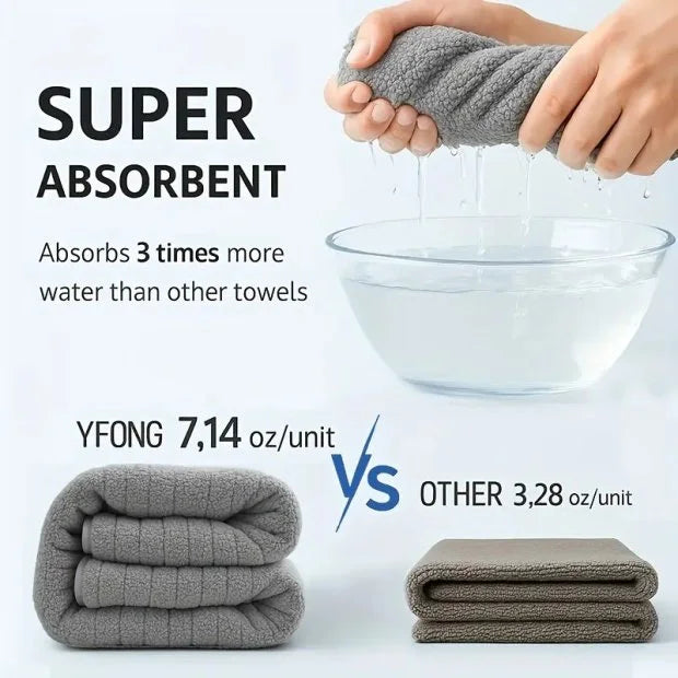 Turkish Cotton Towels And Washcloths Set Premium Quick Dry