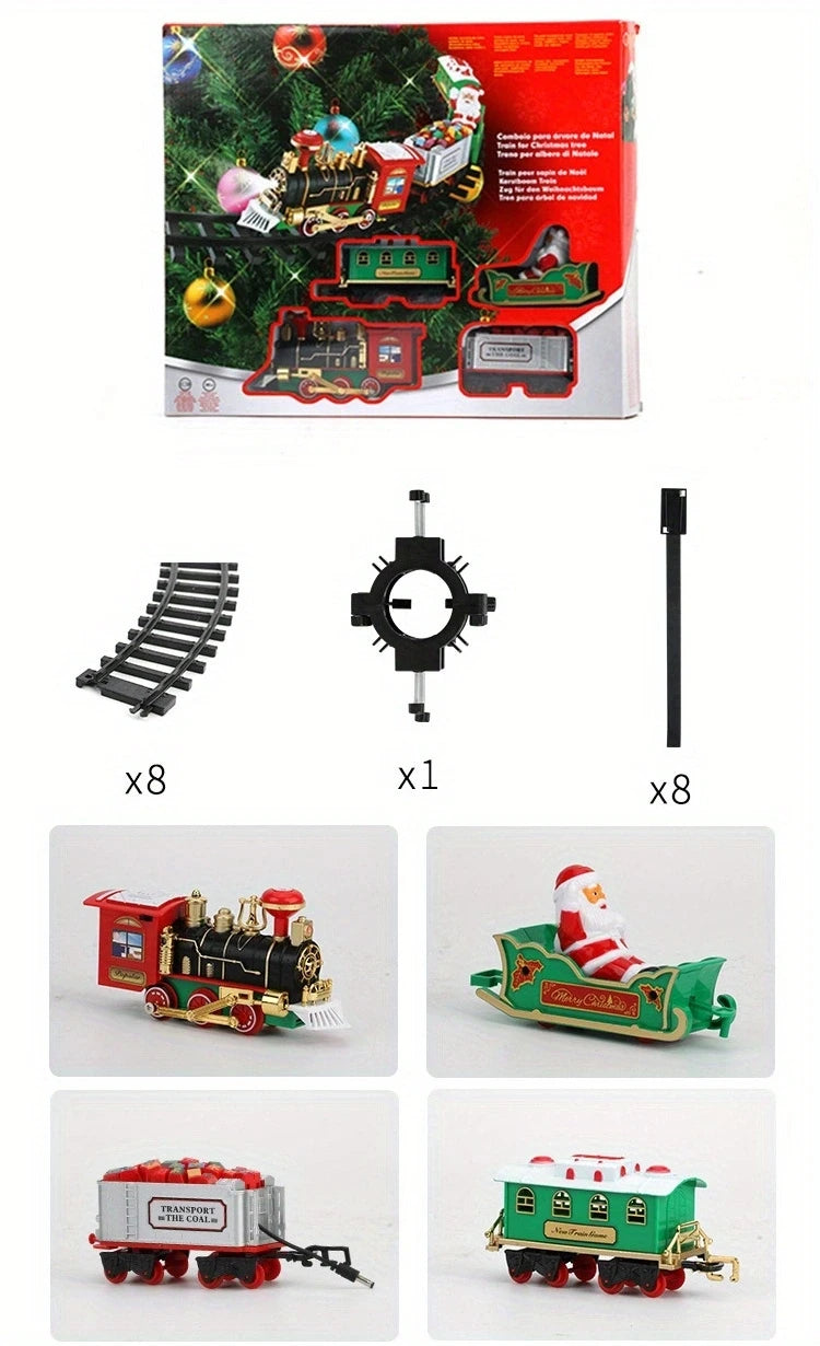 Christmas Train Electric Toys for Tree Decoration and Sound