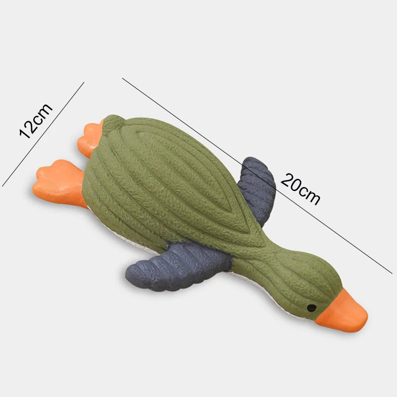 Latex Squeaky Penguin Dog Toy Rubber Bite Resistant