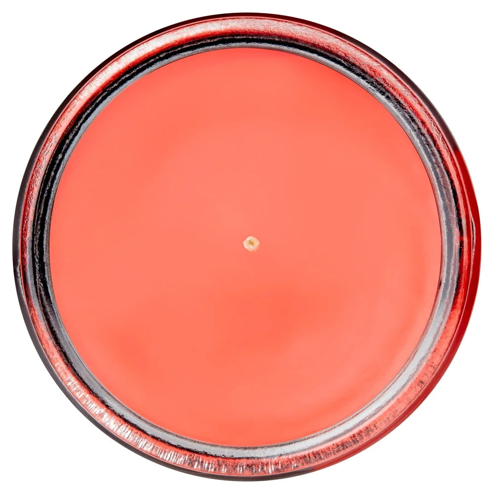 Cranberry Mandarin Scented Glass Jar Candle 20 Oz Aroma