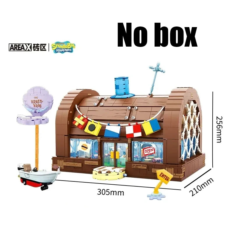 SpongeBob Patrick Star Krusty Krab Light Blocks Set