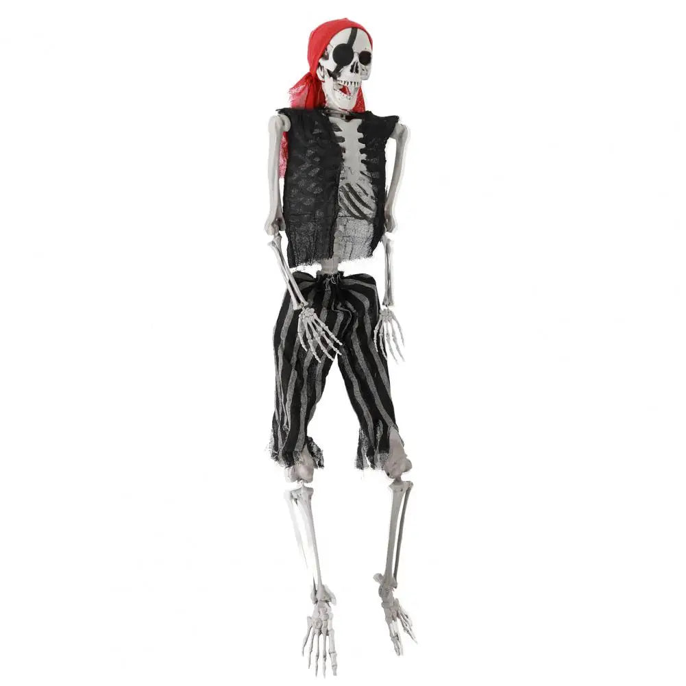 Life Size Plastic Skeleton With Posable Joints Halloween