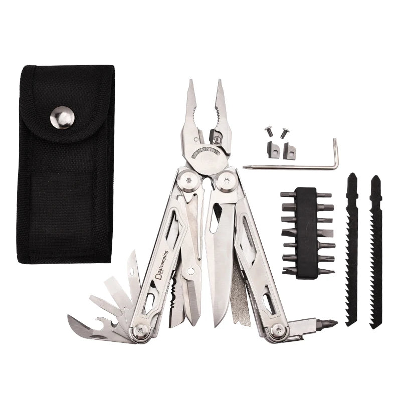 Daicamping DL30 Multitool EDC Clamp Knife Scissors Pliers