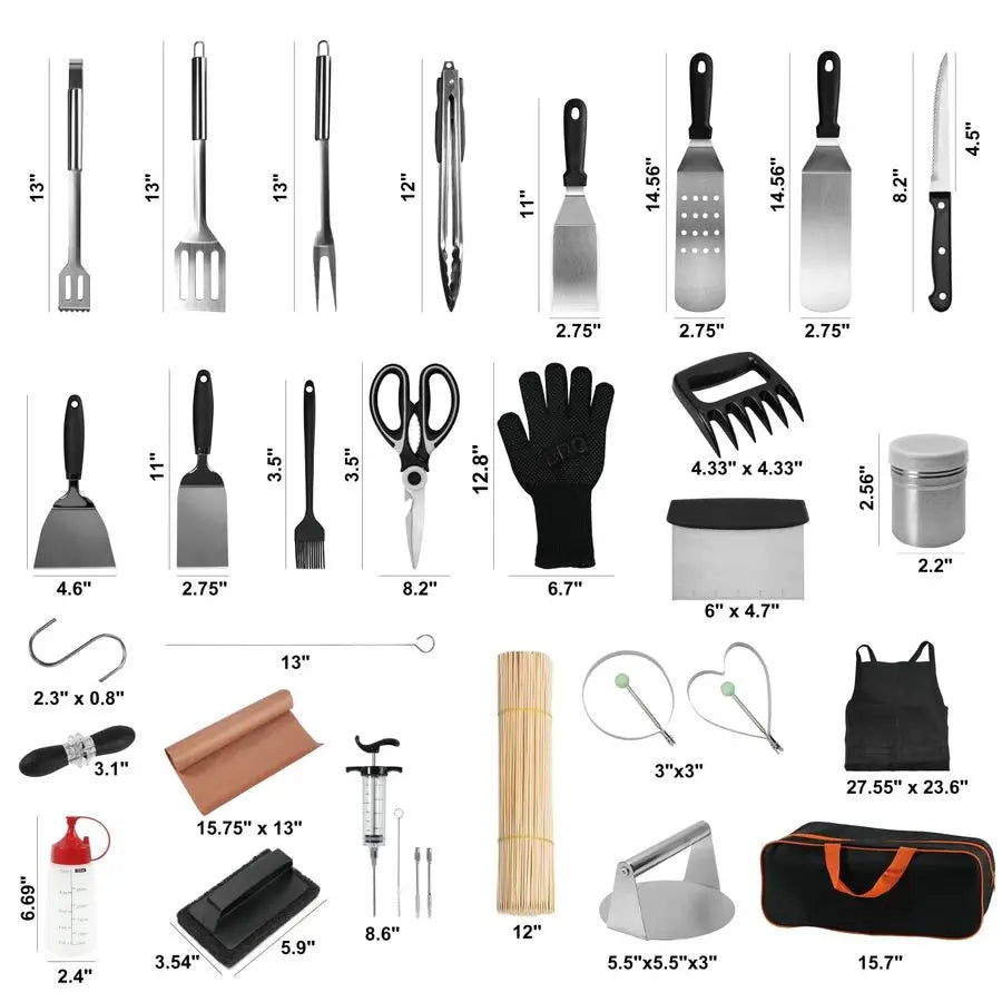 Griddle Accessories Kit For Flat Top Grills Blackstone Camp Chef Spatula Set