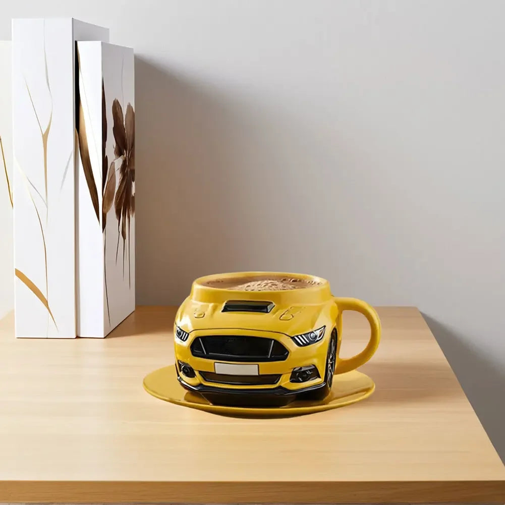 Handcrafted Car Shaped Stainless Steel 300ML Coffee Mug