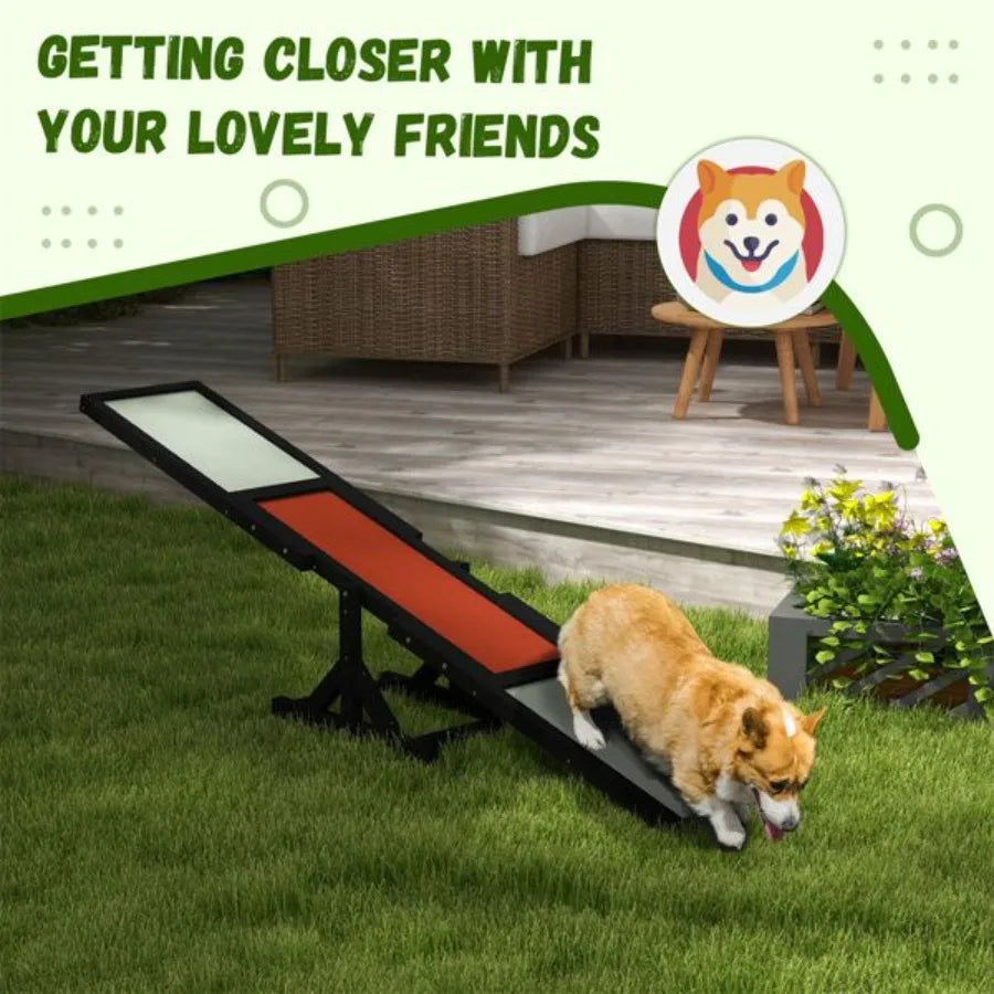 Dog Agility Ramp Pet Seesaw by Comfy Cottage Shop Store