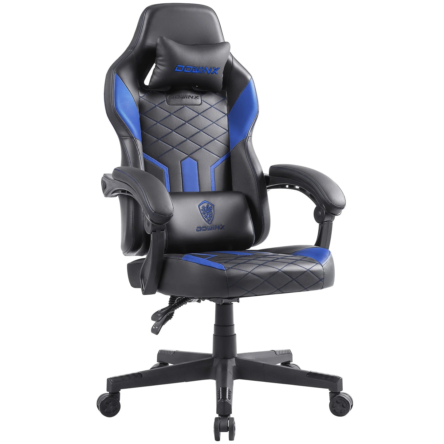 Dowinx Gaming Chair With Pocket Spring Cushion High Back PU Leather 350LBS