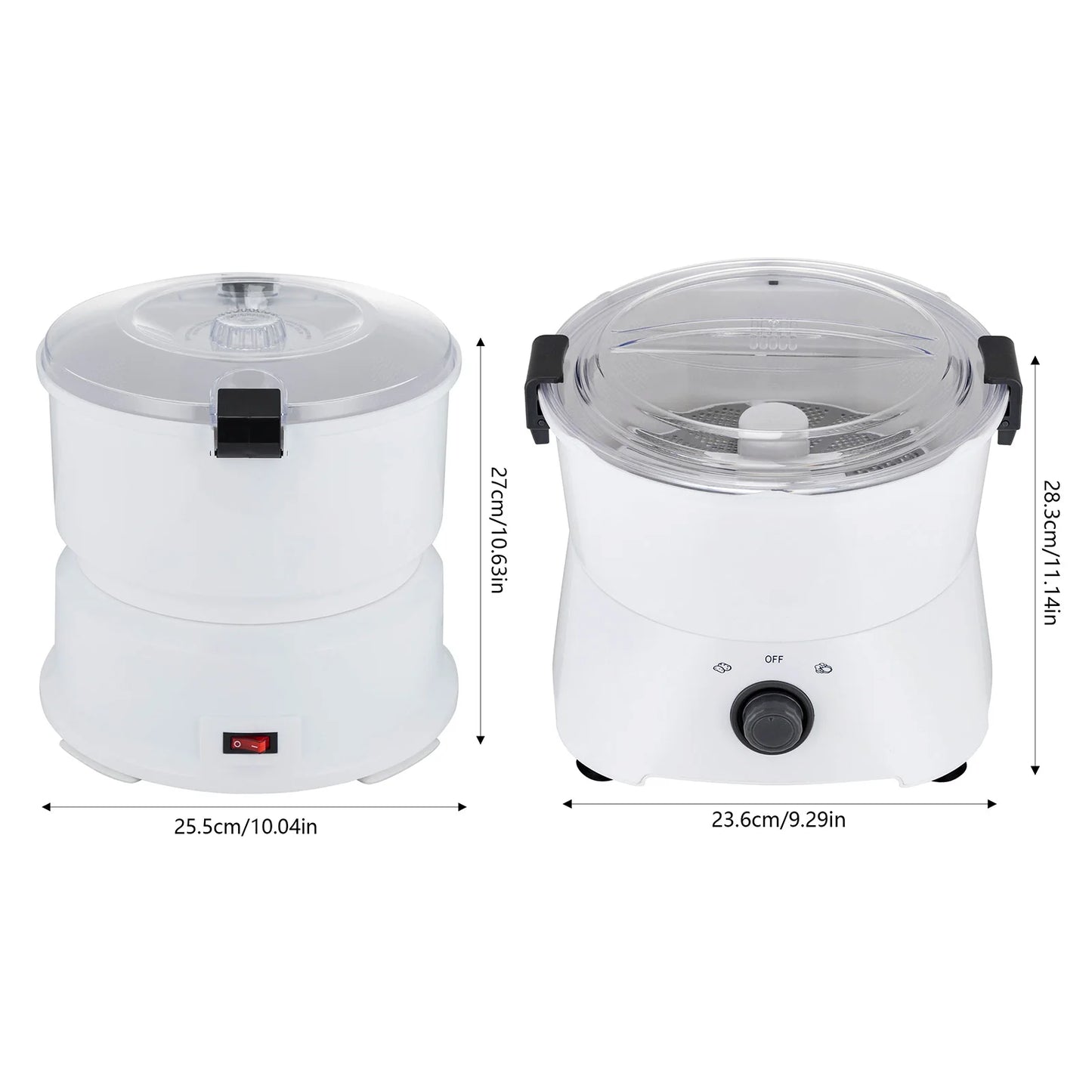 85W Electric Potato Peeler One Button Automatic Spinner