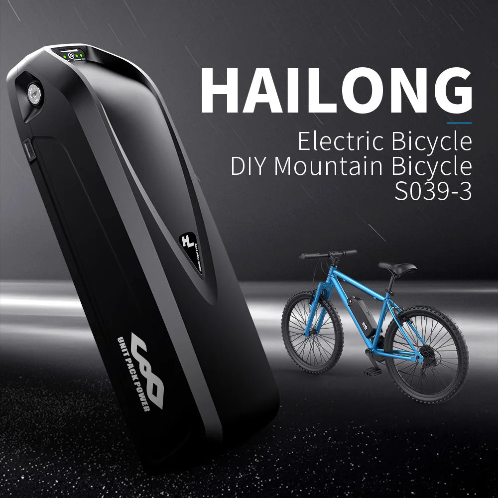 Polly Hailong Ebike Battery 36V 48V 52V 20Ah 18650