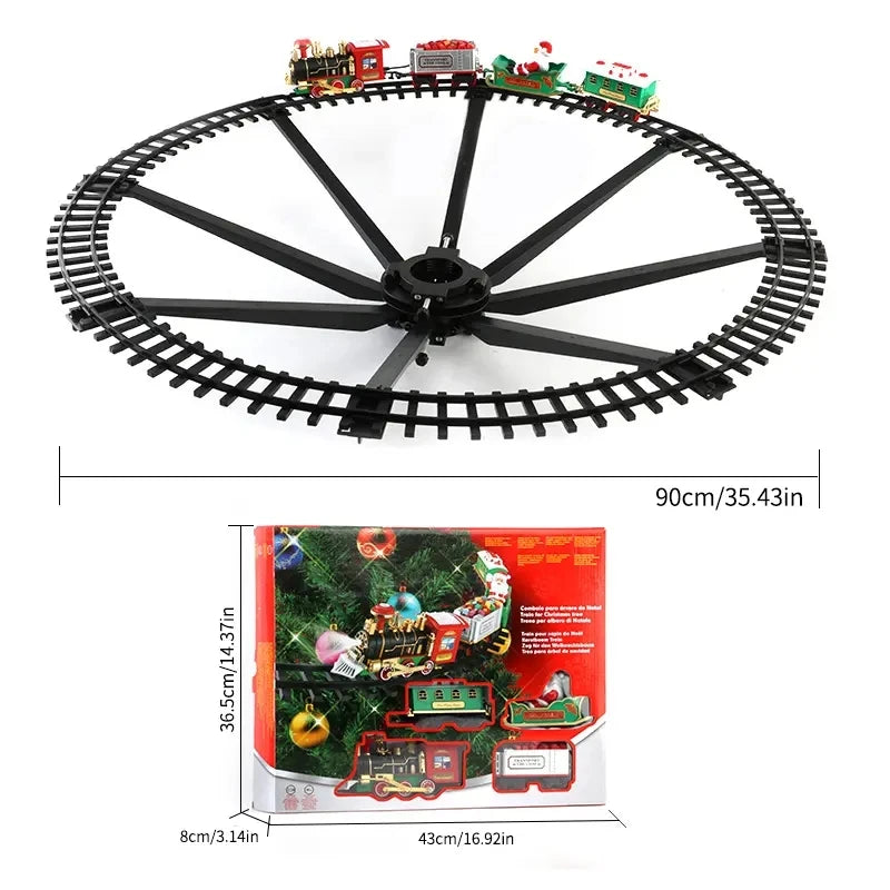 Christmas Train Electric Toys for Tree Decoration and Sound