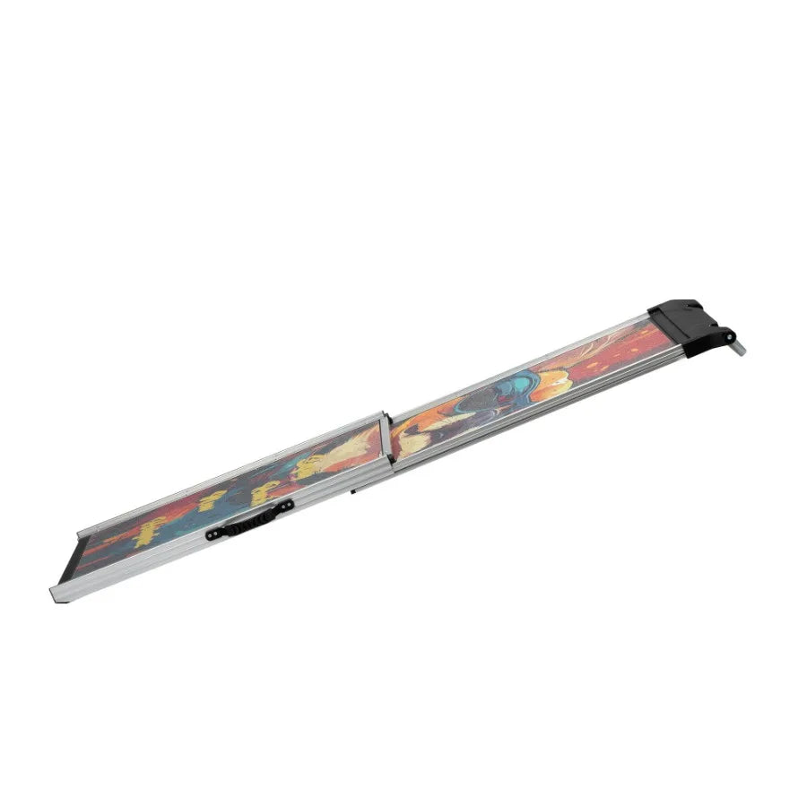 Retractable Aluminum Dog Ramp For Cars SUVs Non Slip