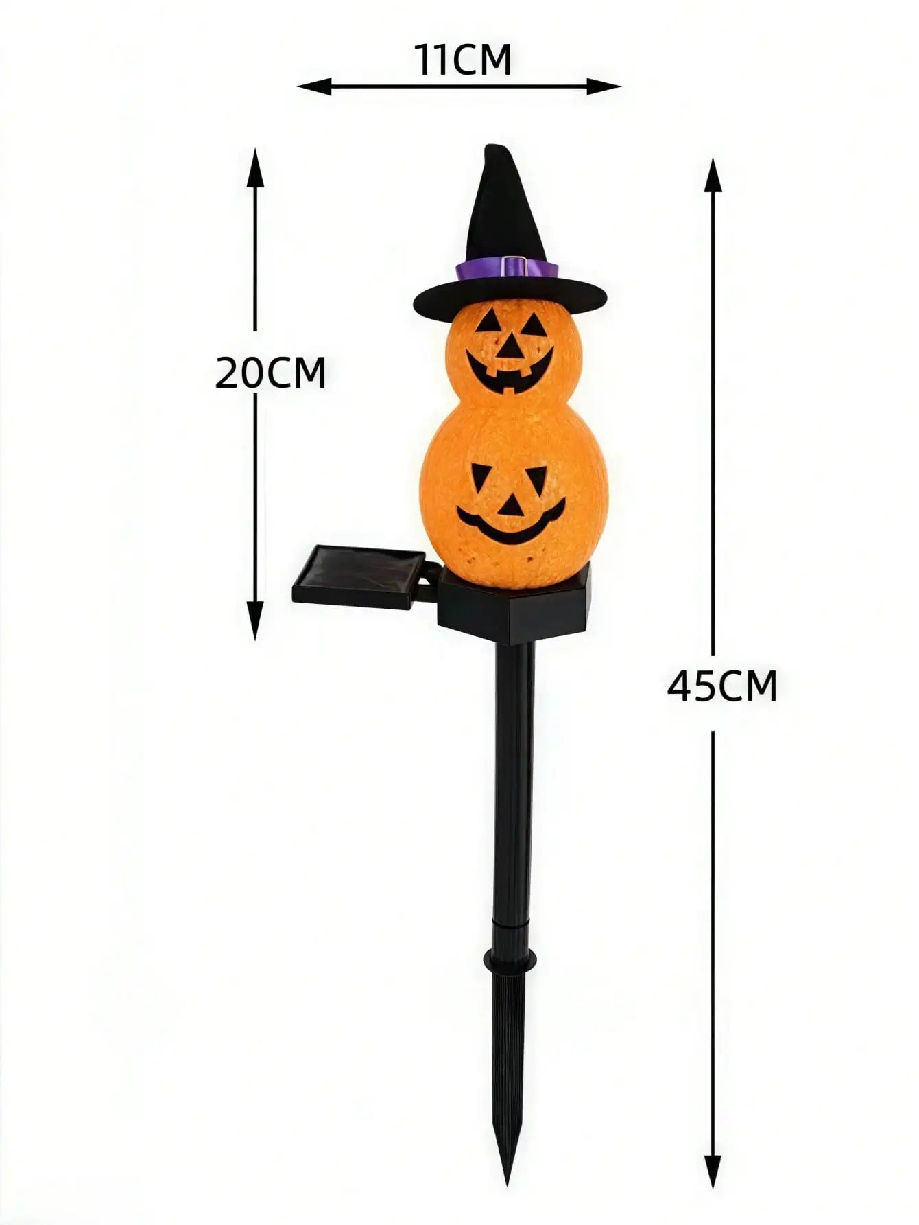 Halloween Pumpkin Solar Lawn Light Decorative Outdoor Garden