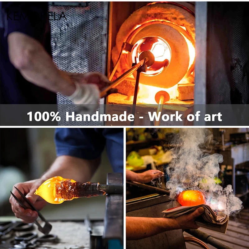 4 Piece Striped Transparent Goblet Glasses For Champagne