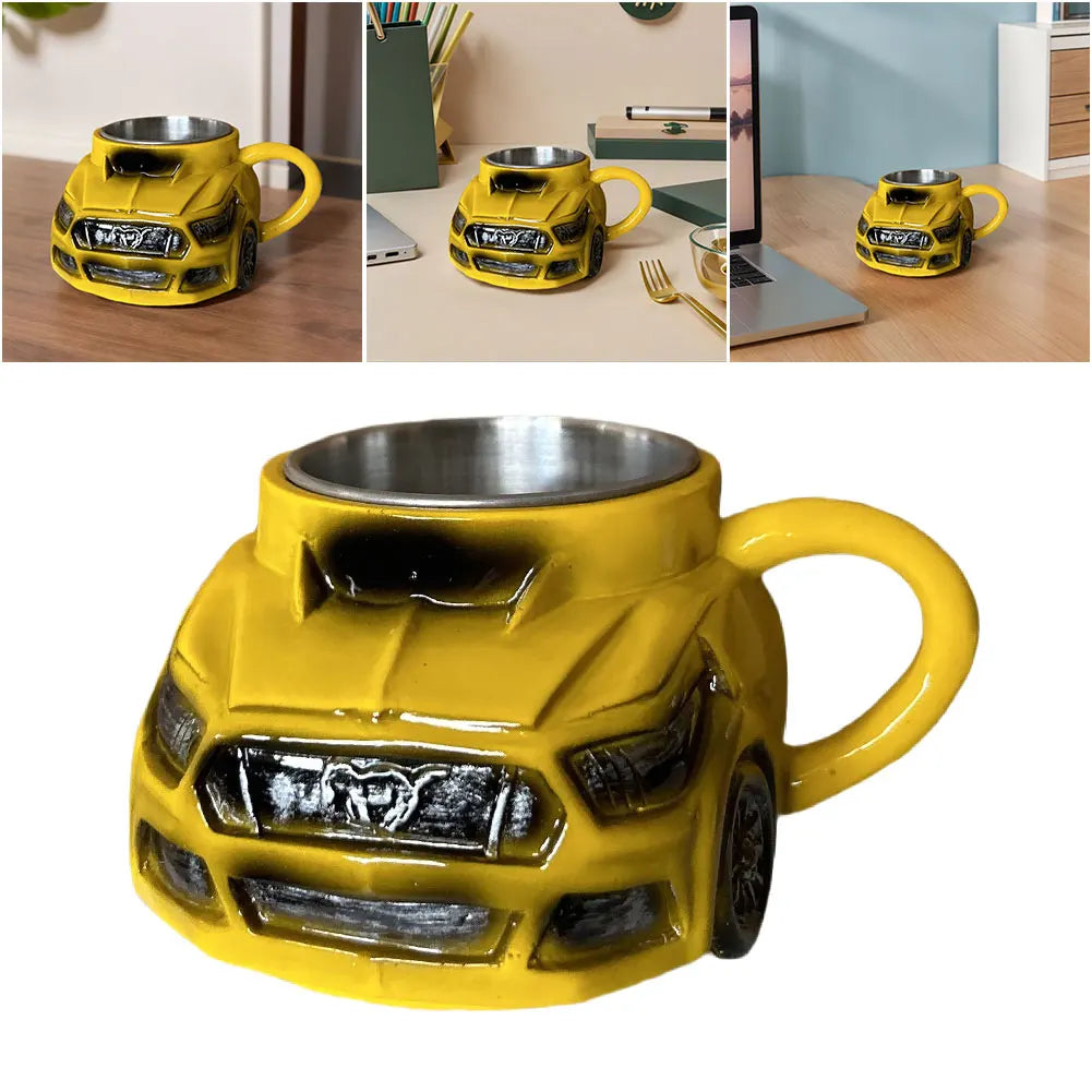 Car Shaped Coffee Mug Novelty Gift For Men And Dads