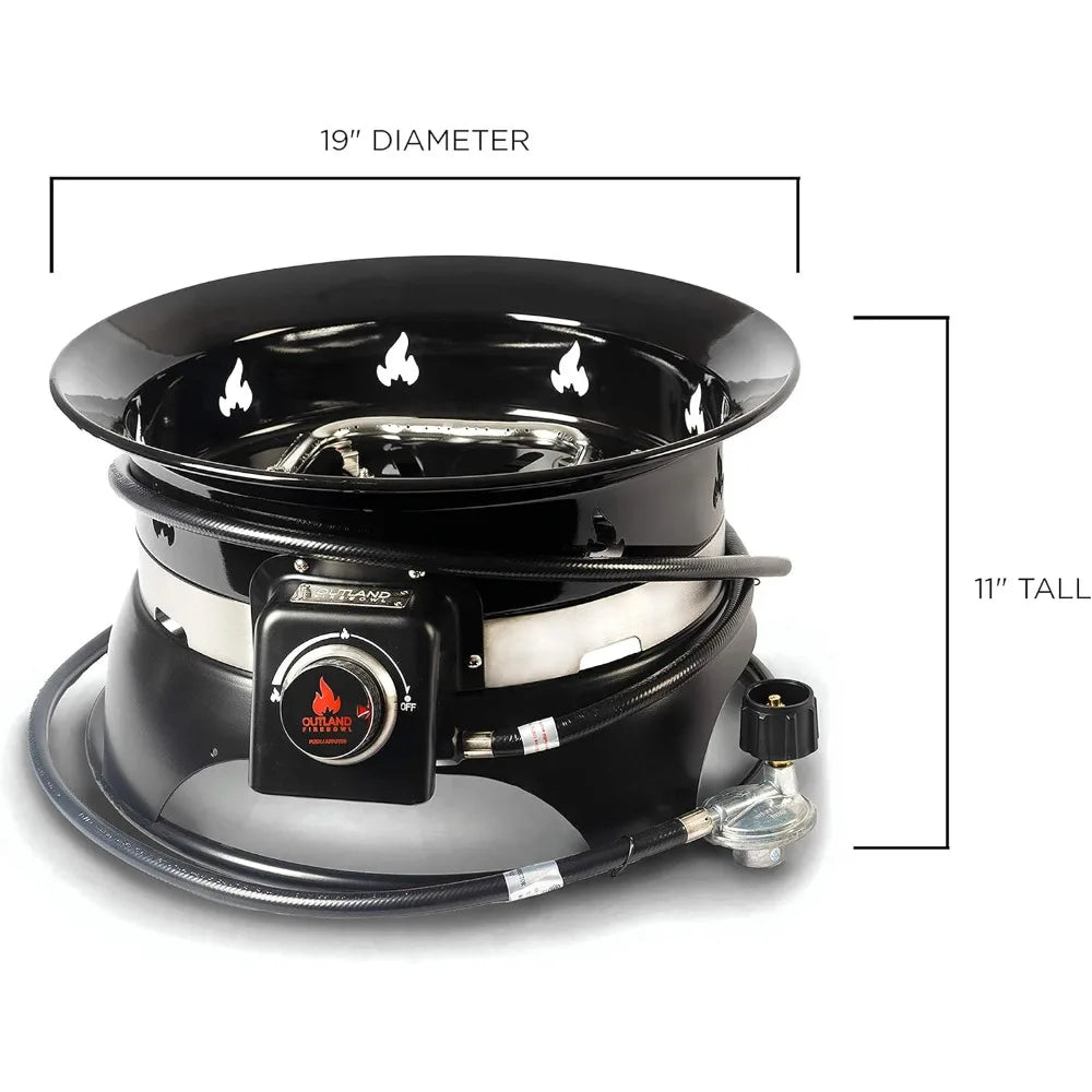 Premium Auto Ignition Smokeless Propane Fire Pit Portable