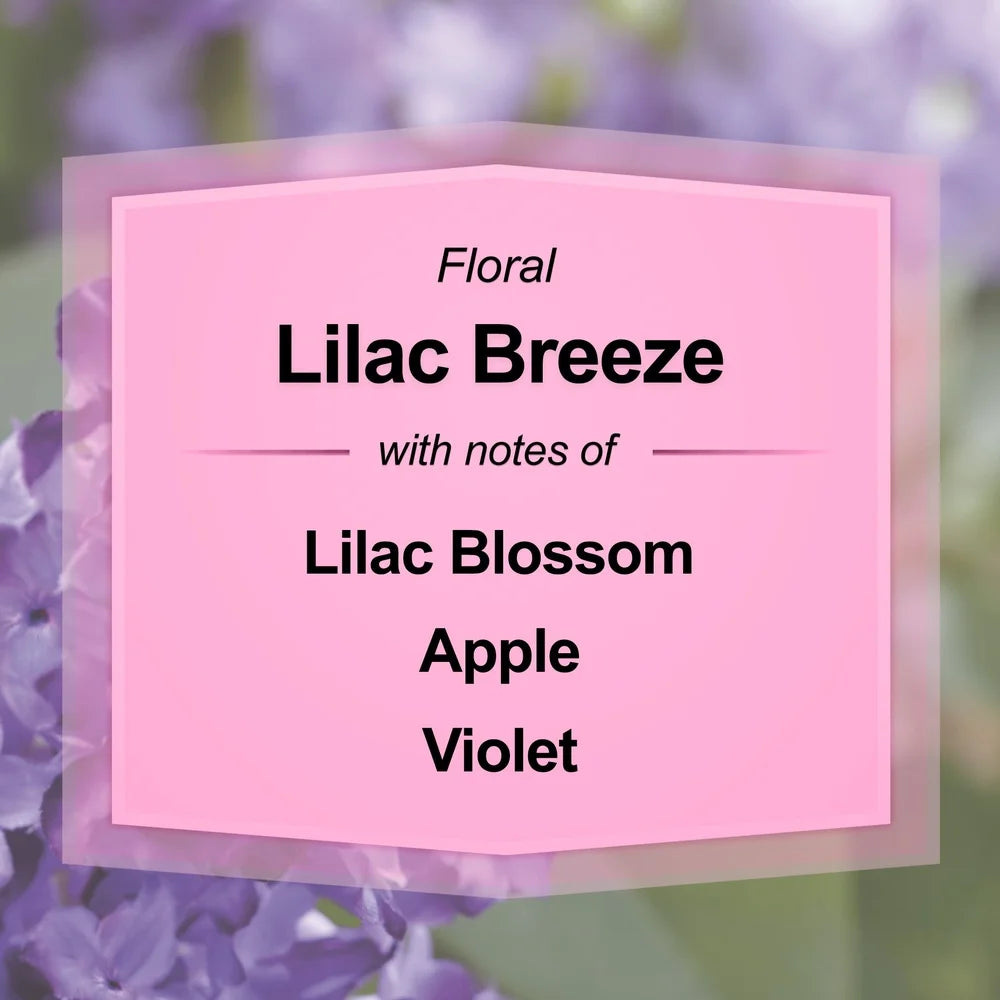 Lilac Breeze Scented Candle 20 Oz Single Wick Glass Jar