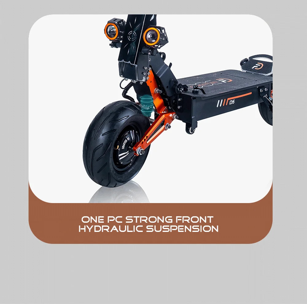 Obarter D5 5000W Electric Scooter 12 Inch Fat Tire On Road
