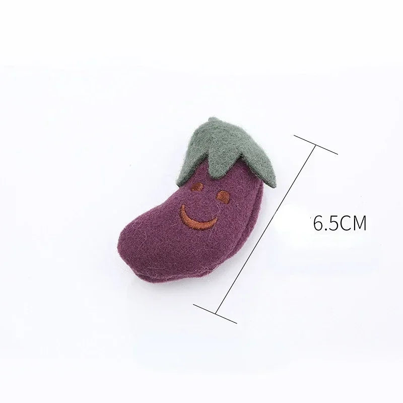 Cat Grass Mint Plush Toys Felt Series Training Toy Catnip