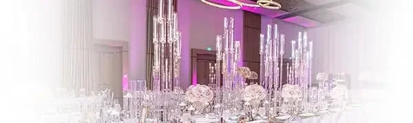 Acrylic Candelabra Centerpiece 10 Arm For Wedding Tables