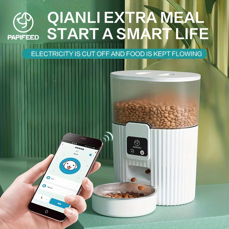 Papifeed Cat Automatic Feeder WiFi Remote Dispenser