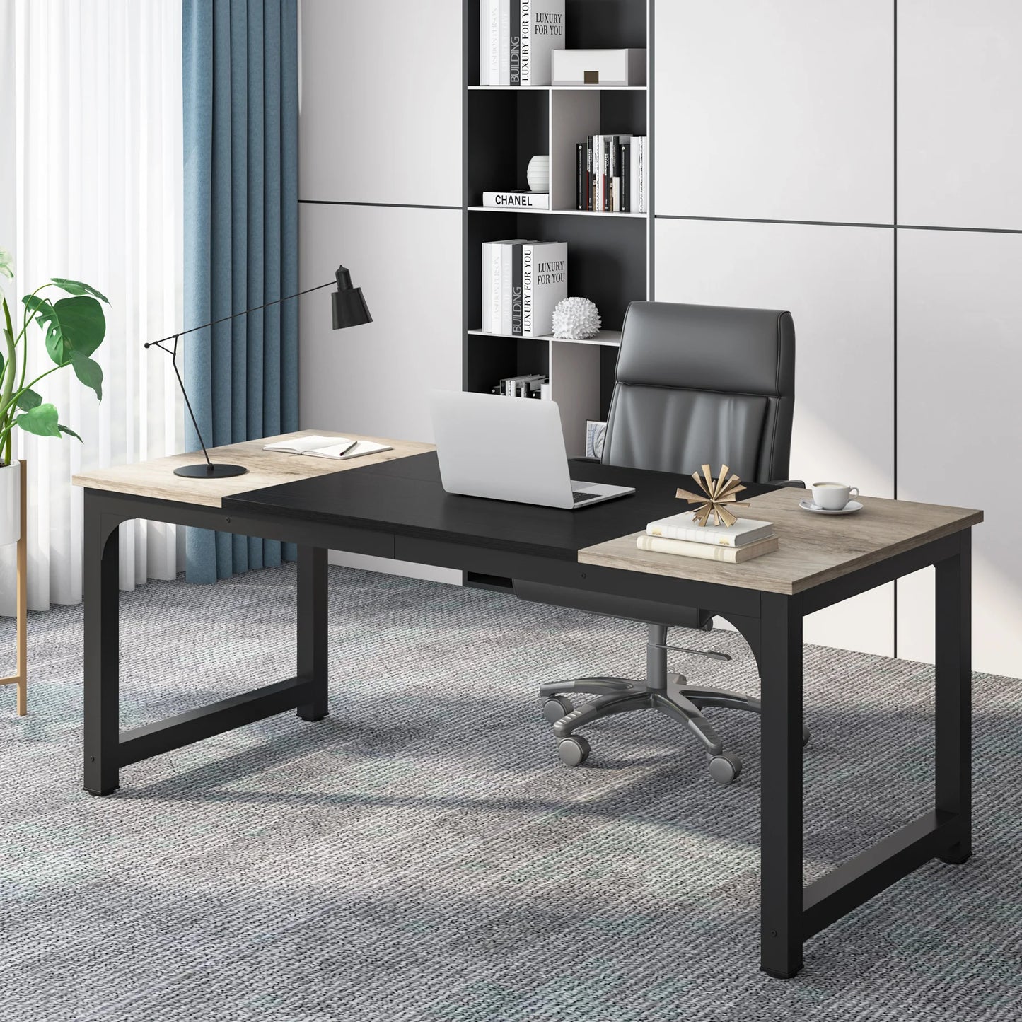 Tribesigns Modern Computer Desk Large Office Table