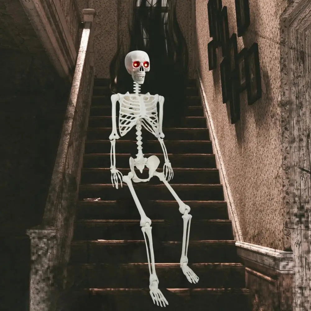 5.4Ft Life Size Light Up Skeleton With Movable Joints