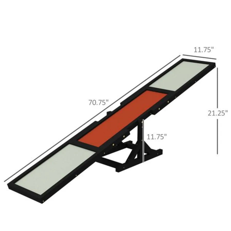 Dog Agility Ramp Pet Seesaw by Comfy Cottage Shop Store