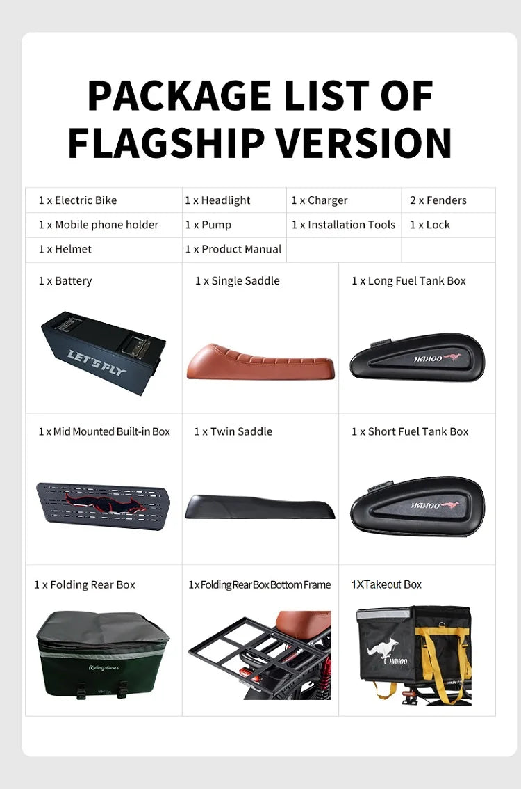 HAHOO H20 20 Inch EBike Mountain Bike 2000W Dual Suspension