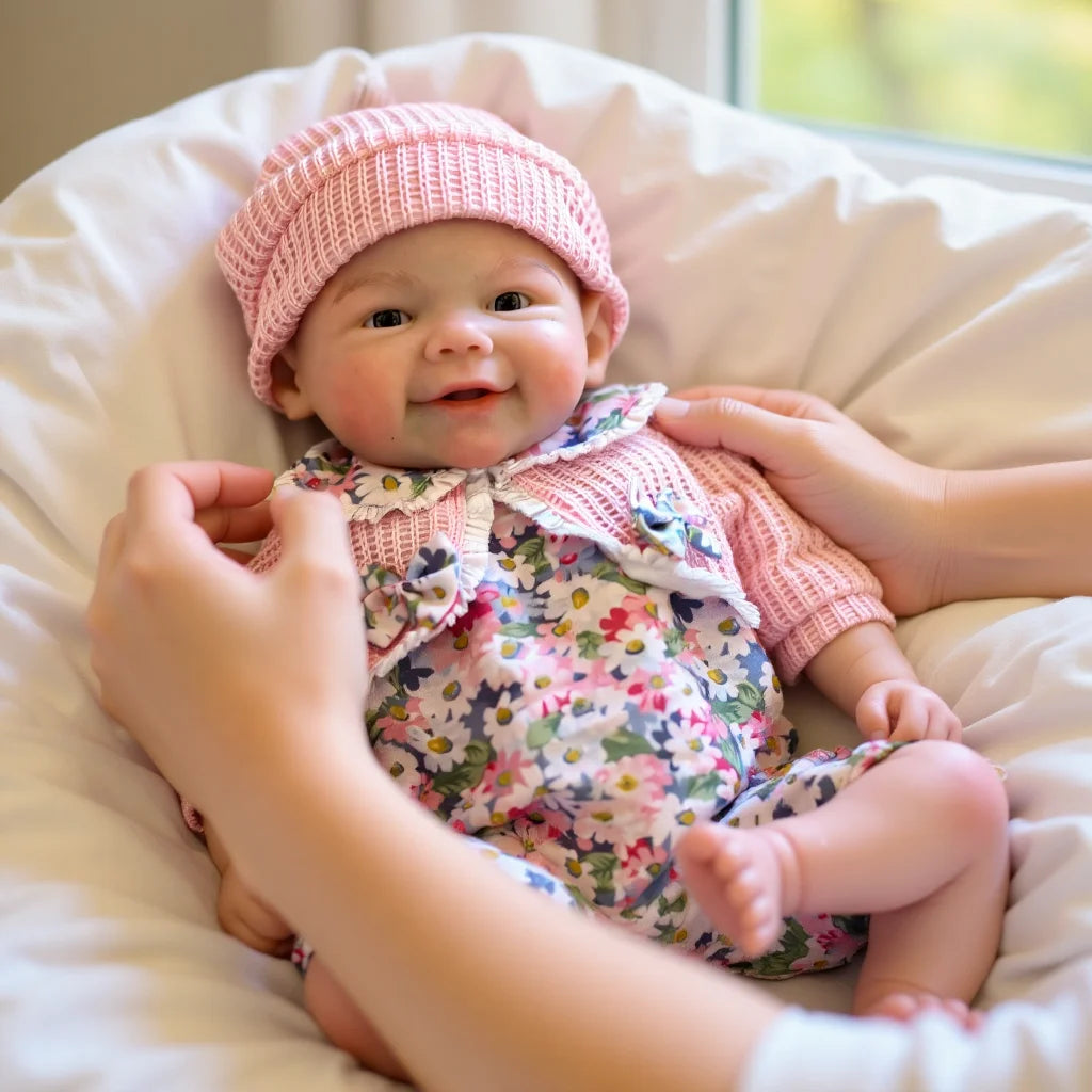 Saskia 13 Inch Vivienne Soft Silicone Reborn Girl Doll