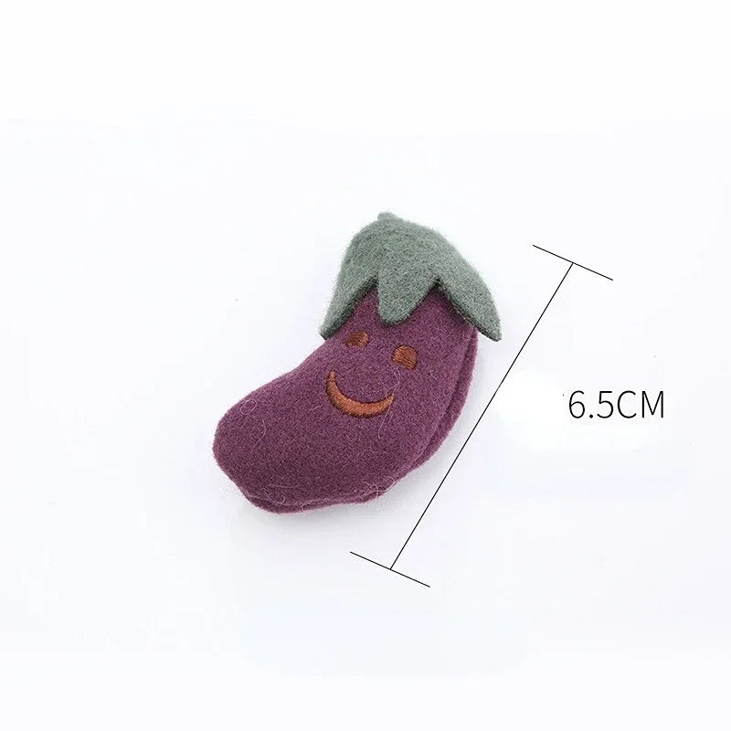 Cat Grass Mint Plush Toys Felt Series Training Toy Catnip