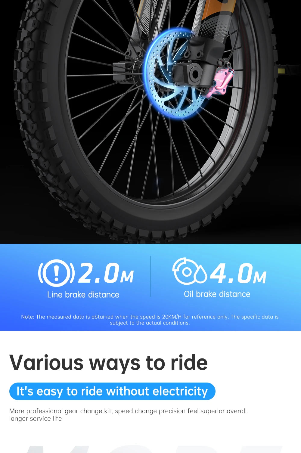 EKX X21 Max Electric Offroad Ebike 3000W 60V 30Ah 85Kmh