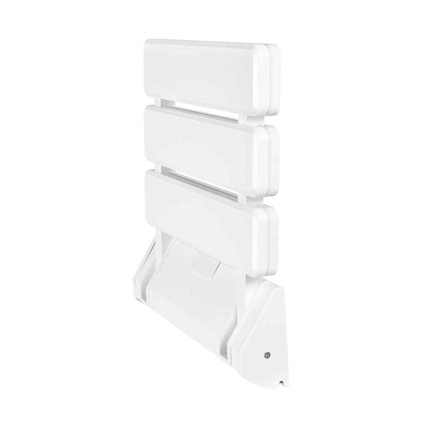 Wall Mounted Folding Shower Seat Non Slip White Stool