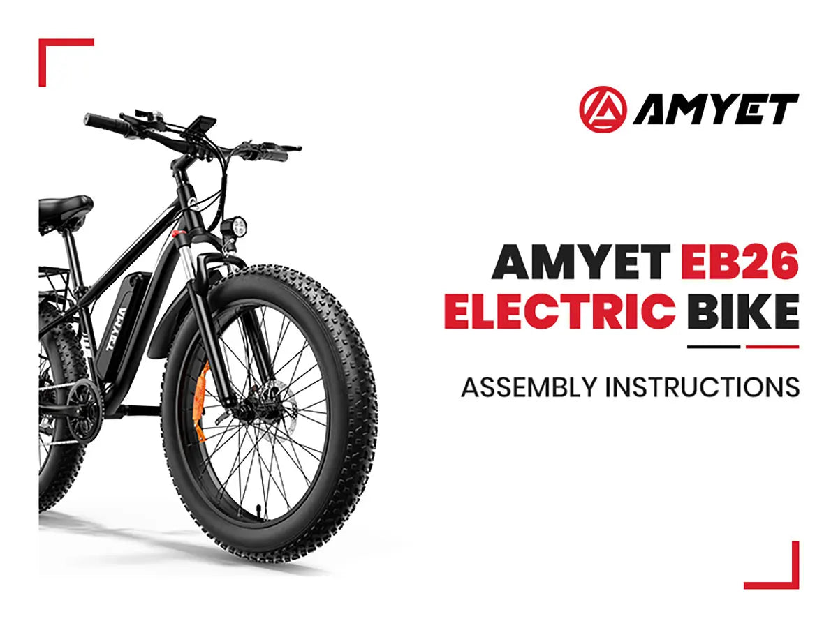 Amyet EB26 Electric Bike 1000W 48V 26 Inch Fat Tire