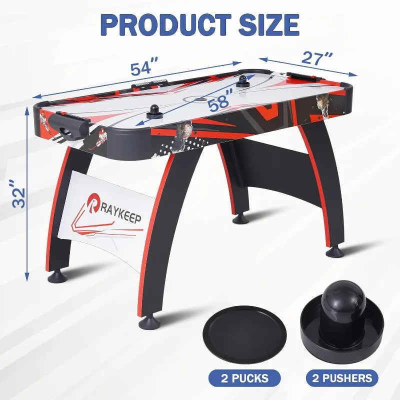 Air Hockey Table With LED Scoreboard 12V Motor And 2 Pucks