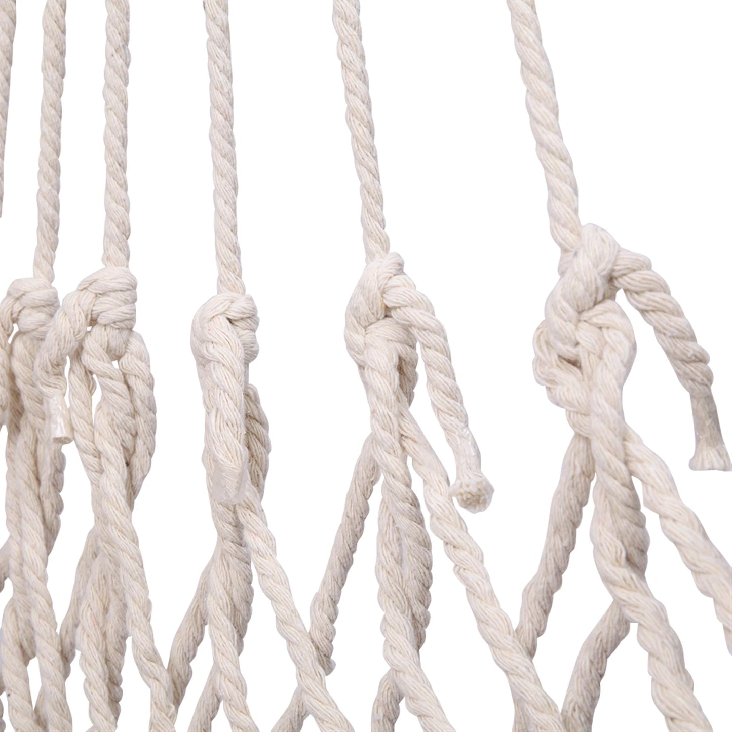 Nordic White Hanging Hammock Chair Indoor Outdoor Garden Dormitory Single Safety Swing for Adults and Kids