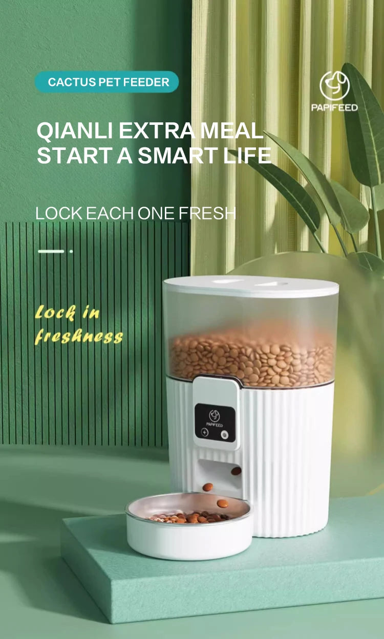 Papifeed Cat Automatic Feeder WiFi Remote Dispenser