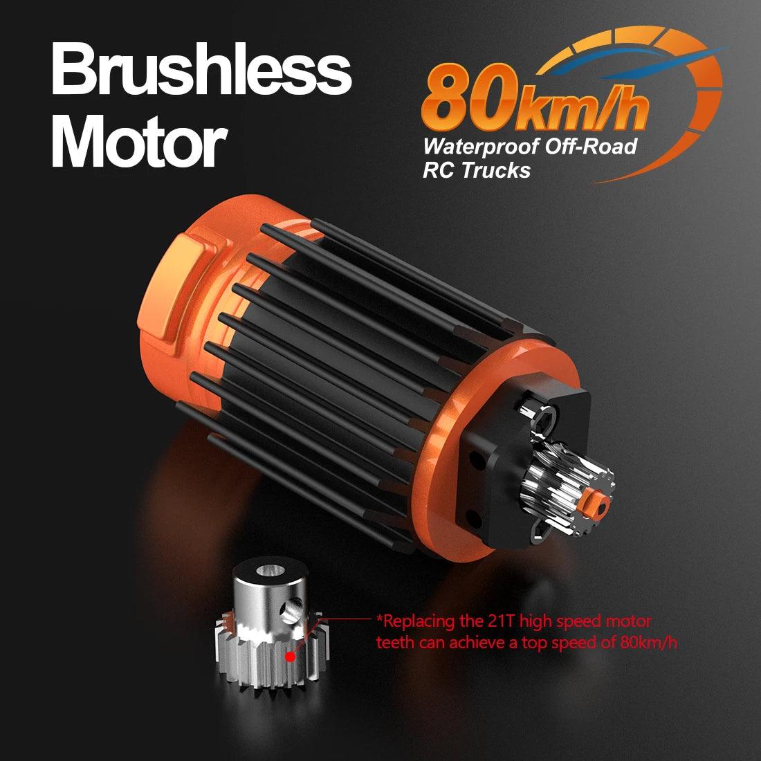 Jiusi PT14R MT14R One Fourteenth RC Car 4WD Brushless Truck