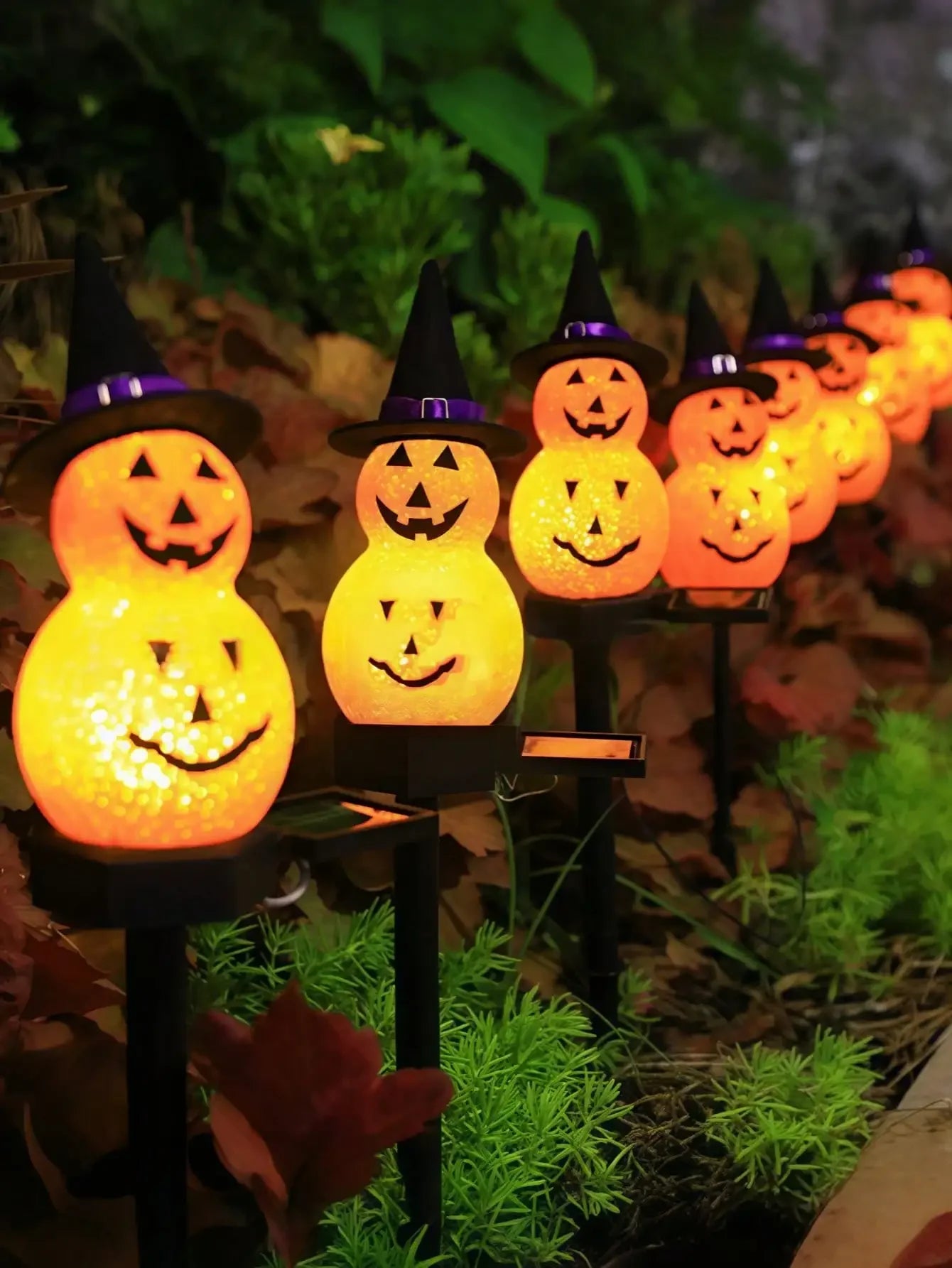 Halloween Pumpkin Solar Lawn Light Decorative Outdoor Garden