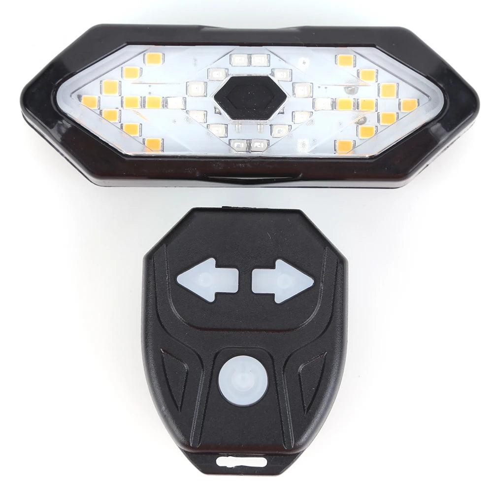 Smart Wireless Turn Signal Scooter Tail Light 900mAh USB