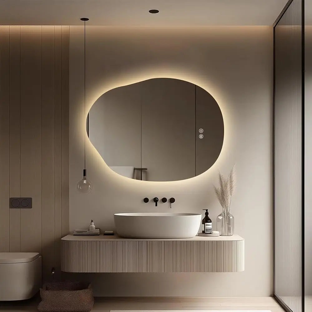 LED Bathroom Mirror Lights 26x38 Dimmable 3 Colors