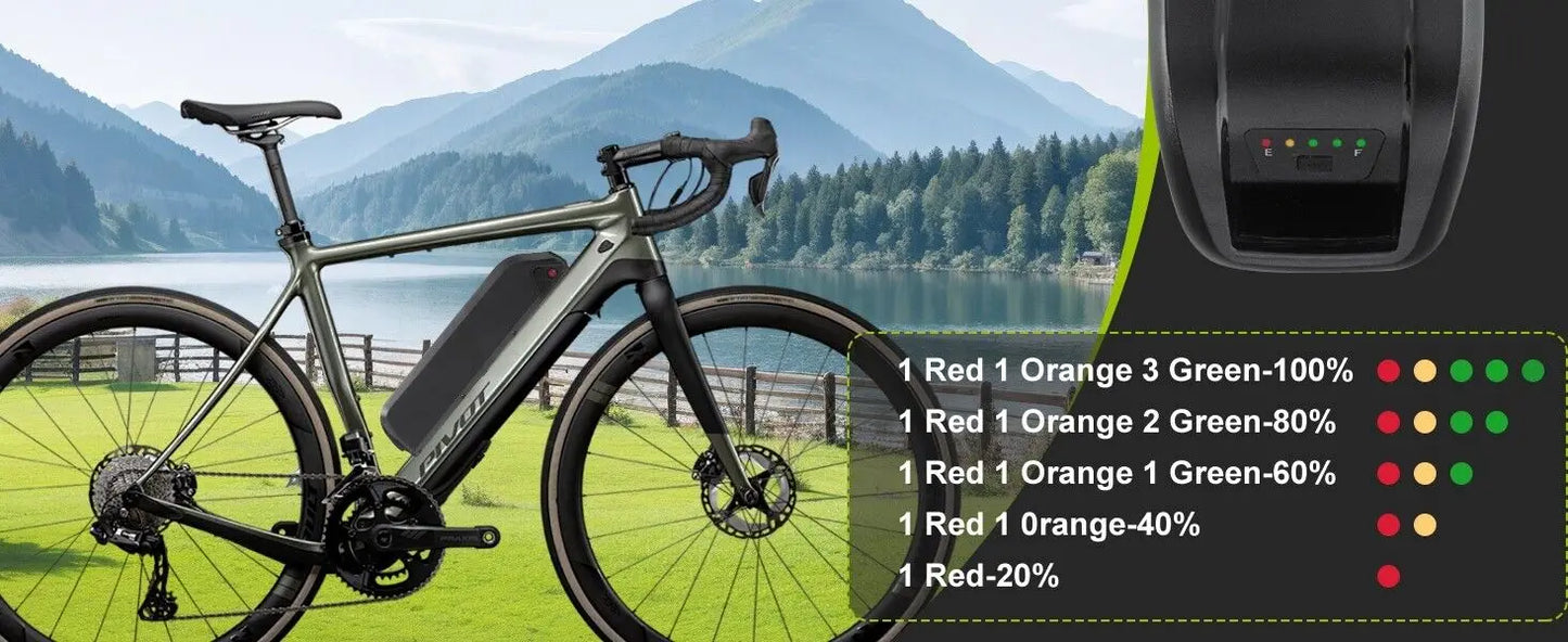 48V Li Ion Ebike Battery 10 20Ah For High Power Long Range