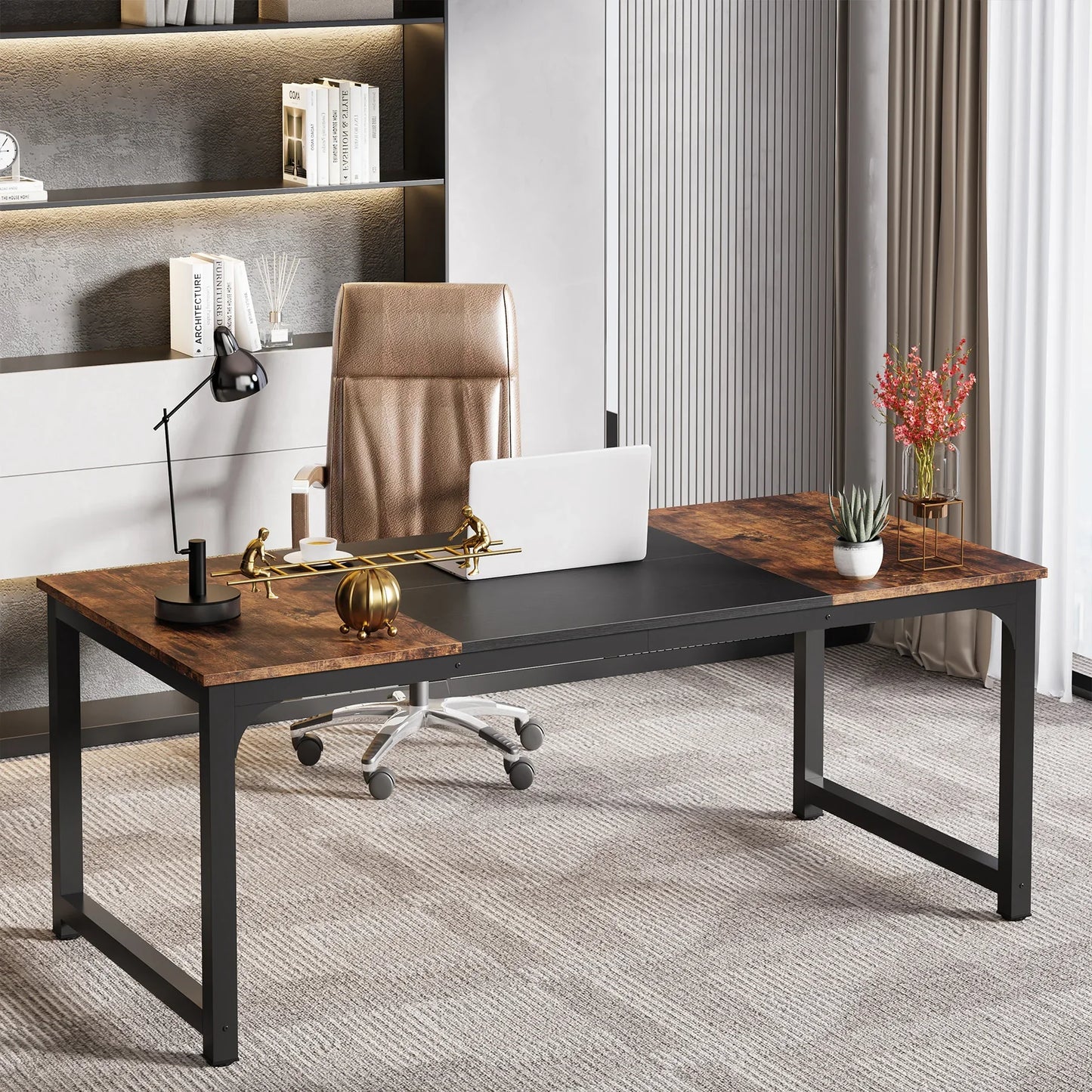 Tribesigns Modern Computer Desk Large Office Table