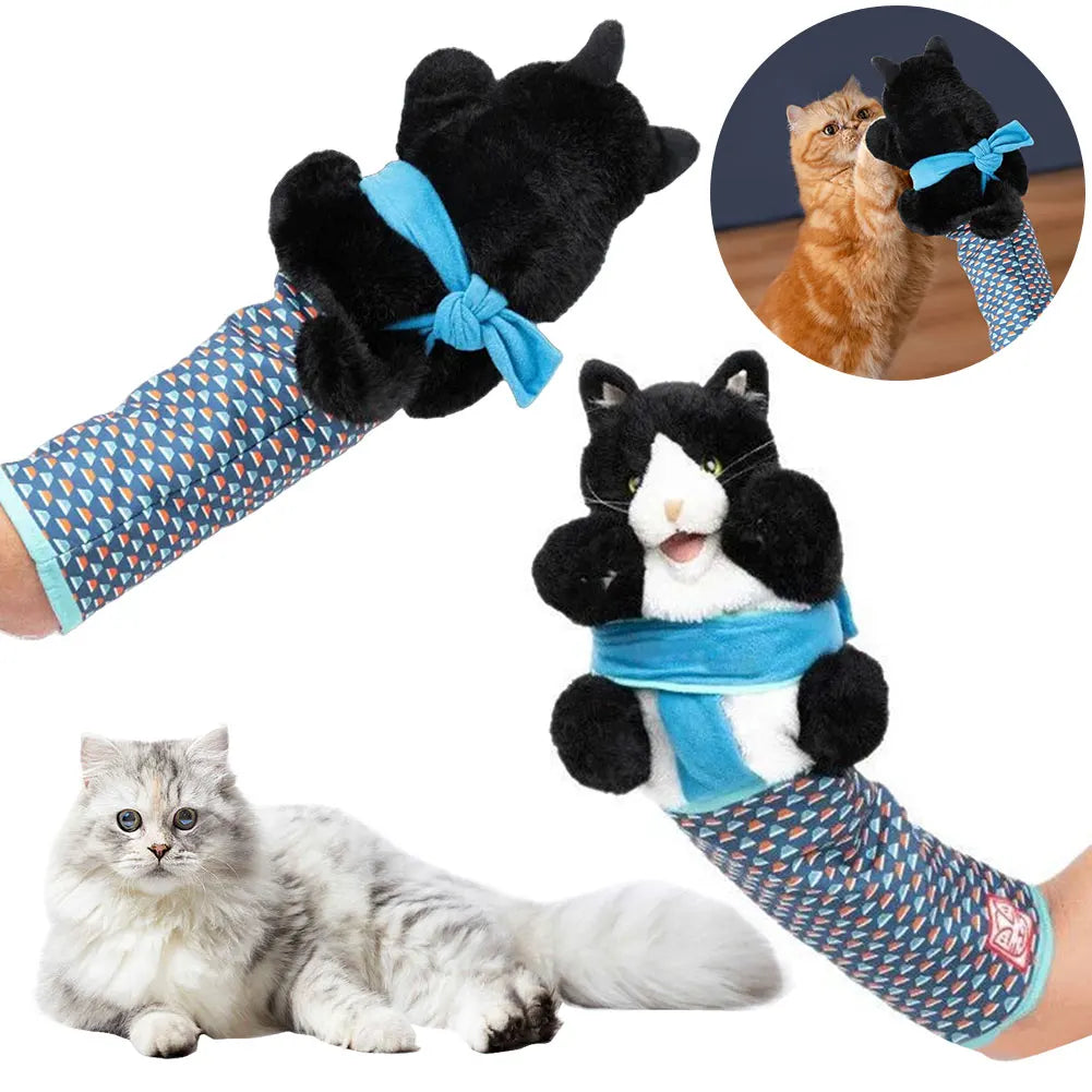 Cats Puppet Wrestler Hand Puppet Plush Toy Safe Indoor Play