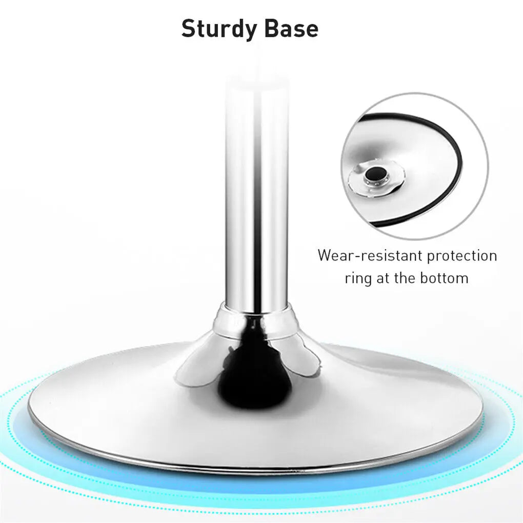 LUVODI Luxury Velvet Bar Stool With 360 Swivel Gas Lift