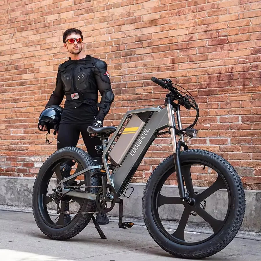 Coswheel T26 Electric Bike 26 Inch Fat Tire Ebike 1500W