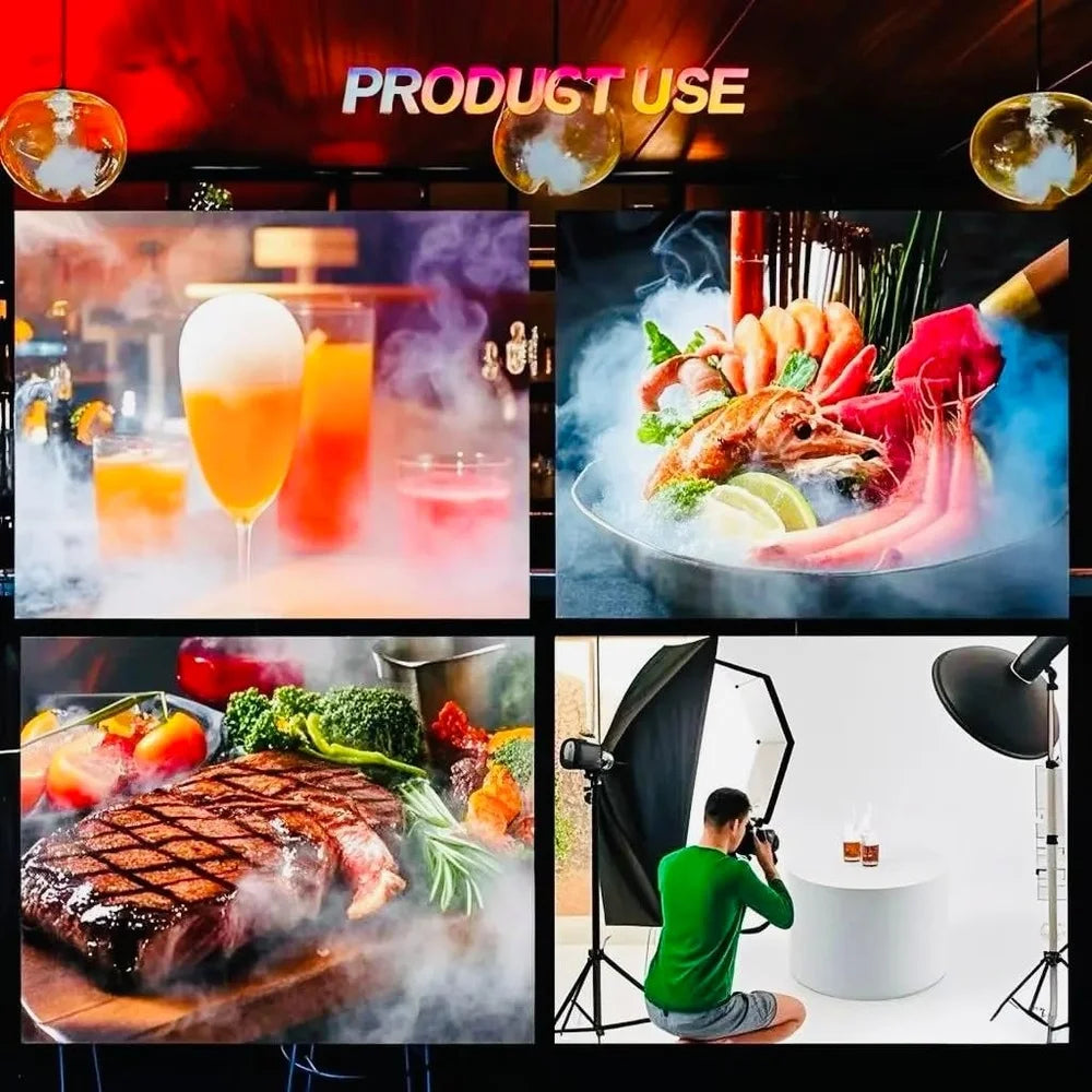 Aroma Blaster Smoke Bubble Gun With Four Flavors Vapor Kit